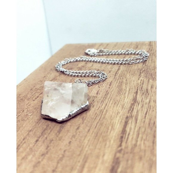 Flourite crystal Necklace handmade gothic metalwork - Picture 7 of 11